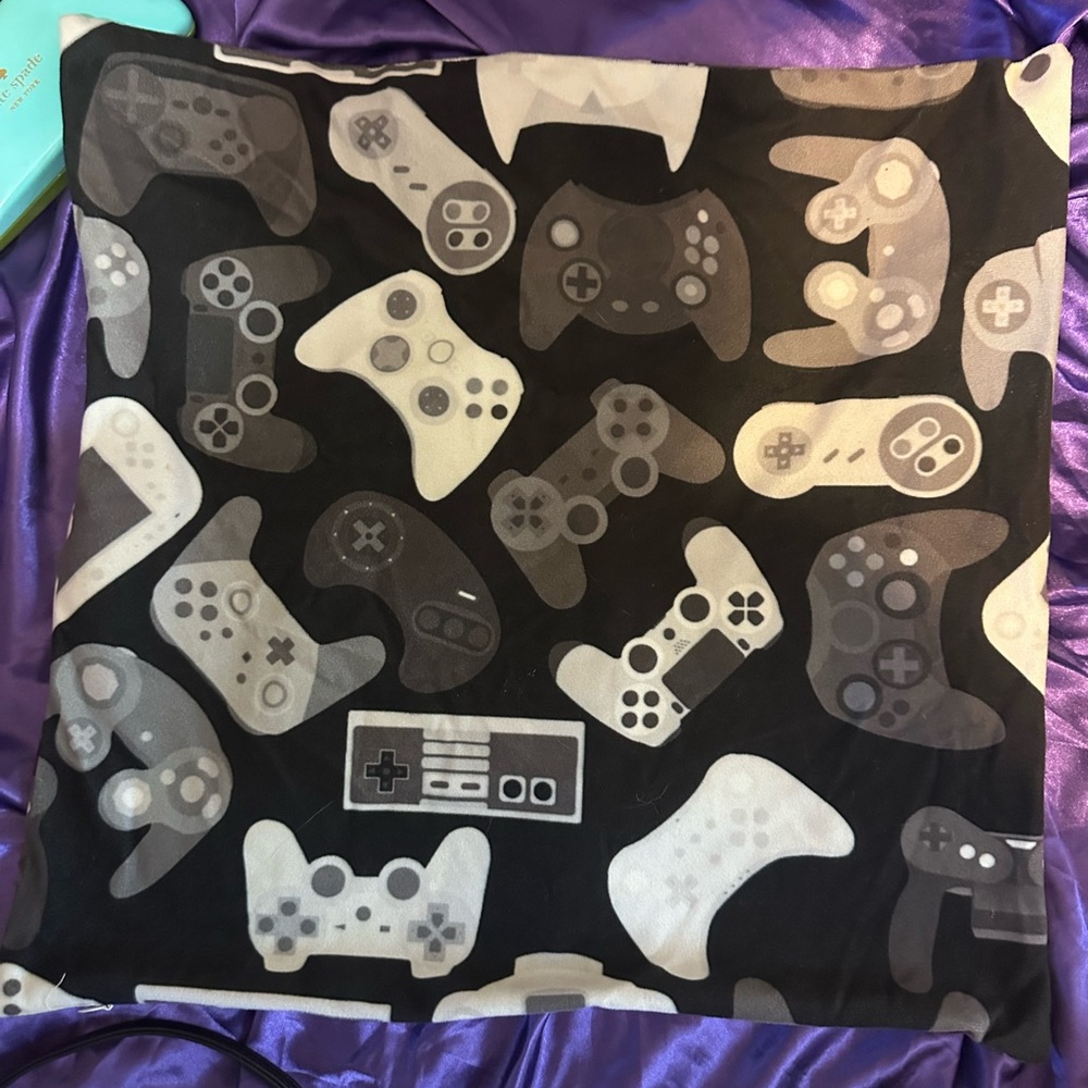 Gaming Console Controller Pillow Cover